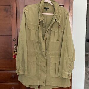 NWOT J. Crew Classic Khaki Utility Jacket